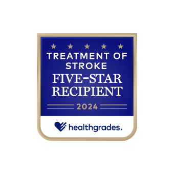 Healthgrades Treatment of Stroke 5 Star award #18