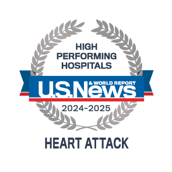 US News High Performing Heart Attack award #2