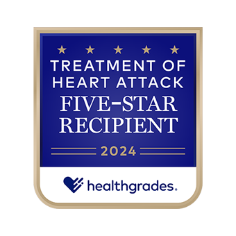 Healthgrades Heart Attack 5 Star 2024 award #5