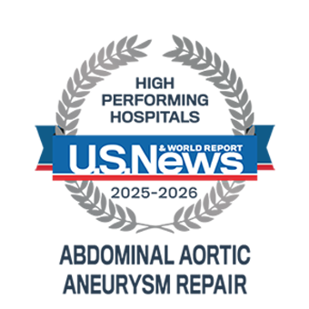 USNews Abdominal Aortic Aneurysm Repair 2025 award #5