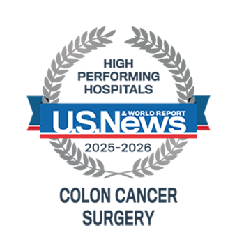 USNews Colon Cancer Surgery 2025 award #7