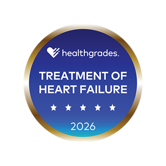 Healthgrades Treatment of Heart Failure 2026 award #33