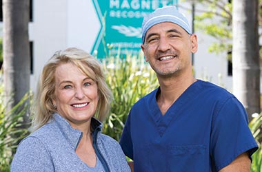 Paula Bafan and Dr. Farjoodi