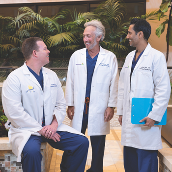 (L to R): Paul Drury, M.D.; Howard Frumin, M.D.; and Ashish Shah, D.O