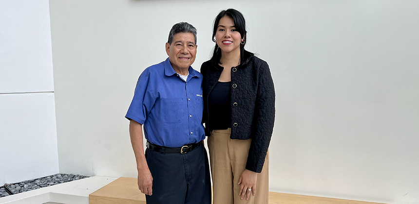 jorge with his daughter