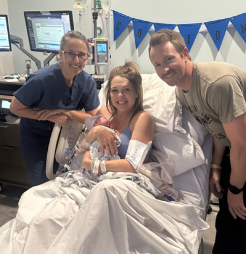 Sam, husband and Dr. Lopez.