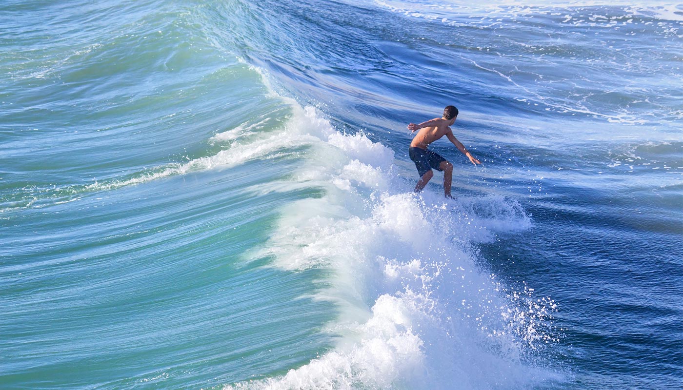 Surfing up and Down the Coast