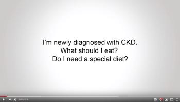 What should I eat if I have chronic kidney disease?  video